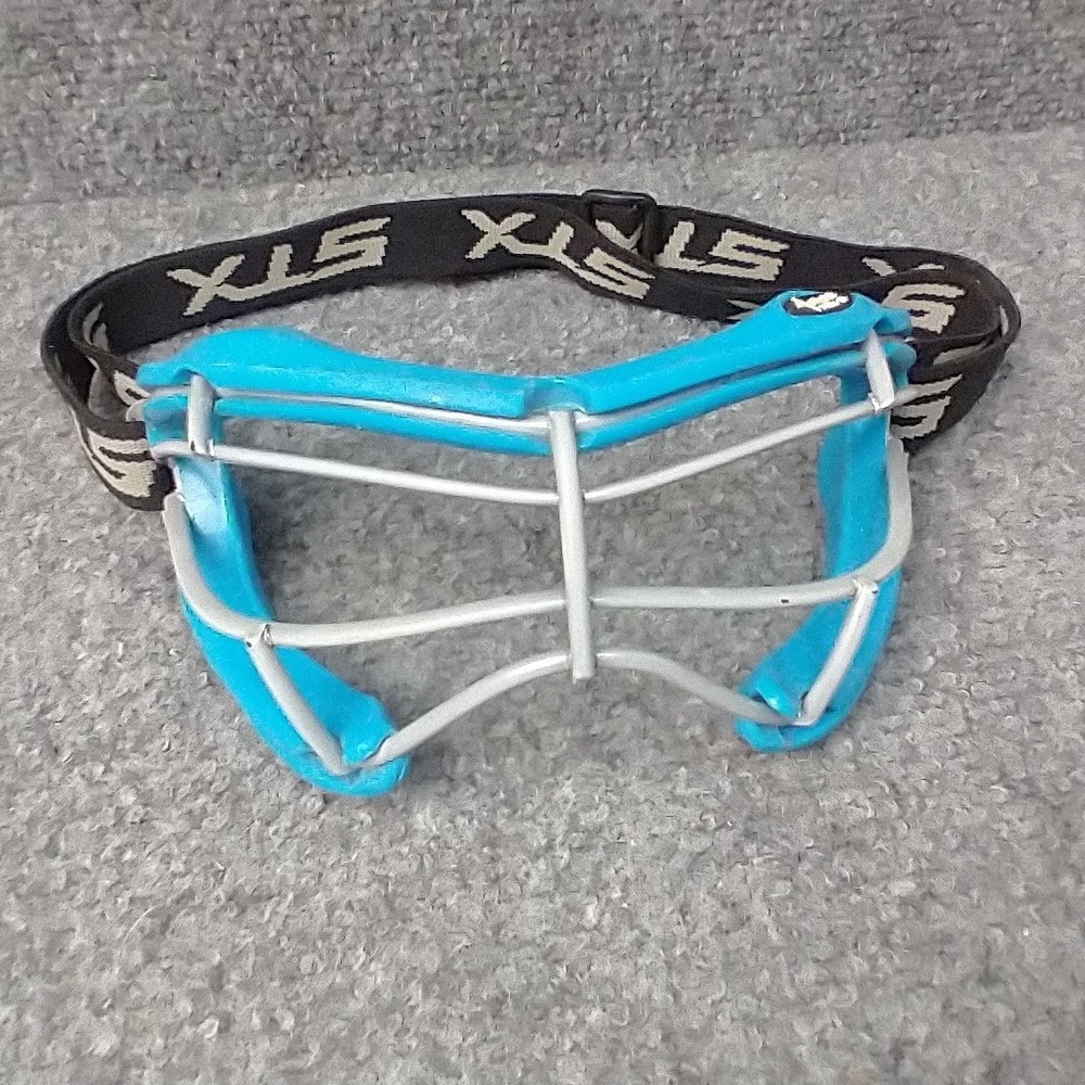 STX 4Sight Plus-S Youth Lacrosse Goggles Blue Silver ASTM F3077-17 Eye Protect